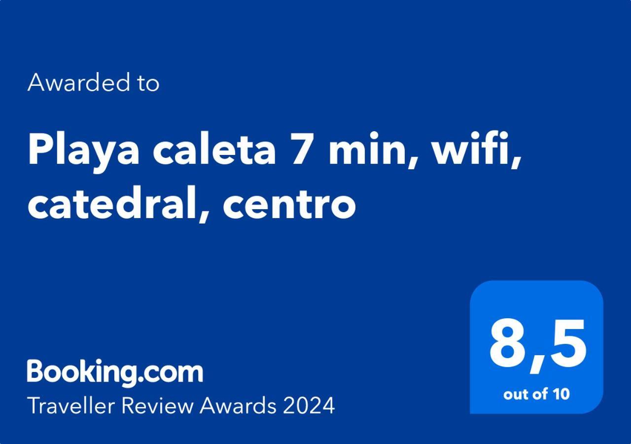 Апартаменты Playa Caleta 7 Min, Wifi, Catedral, Centro Кадис Экстерьер фото